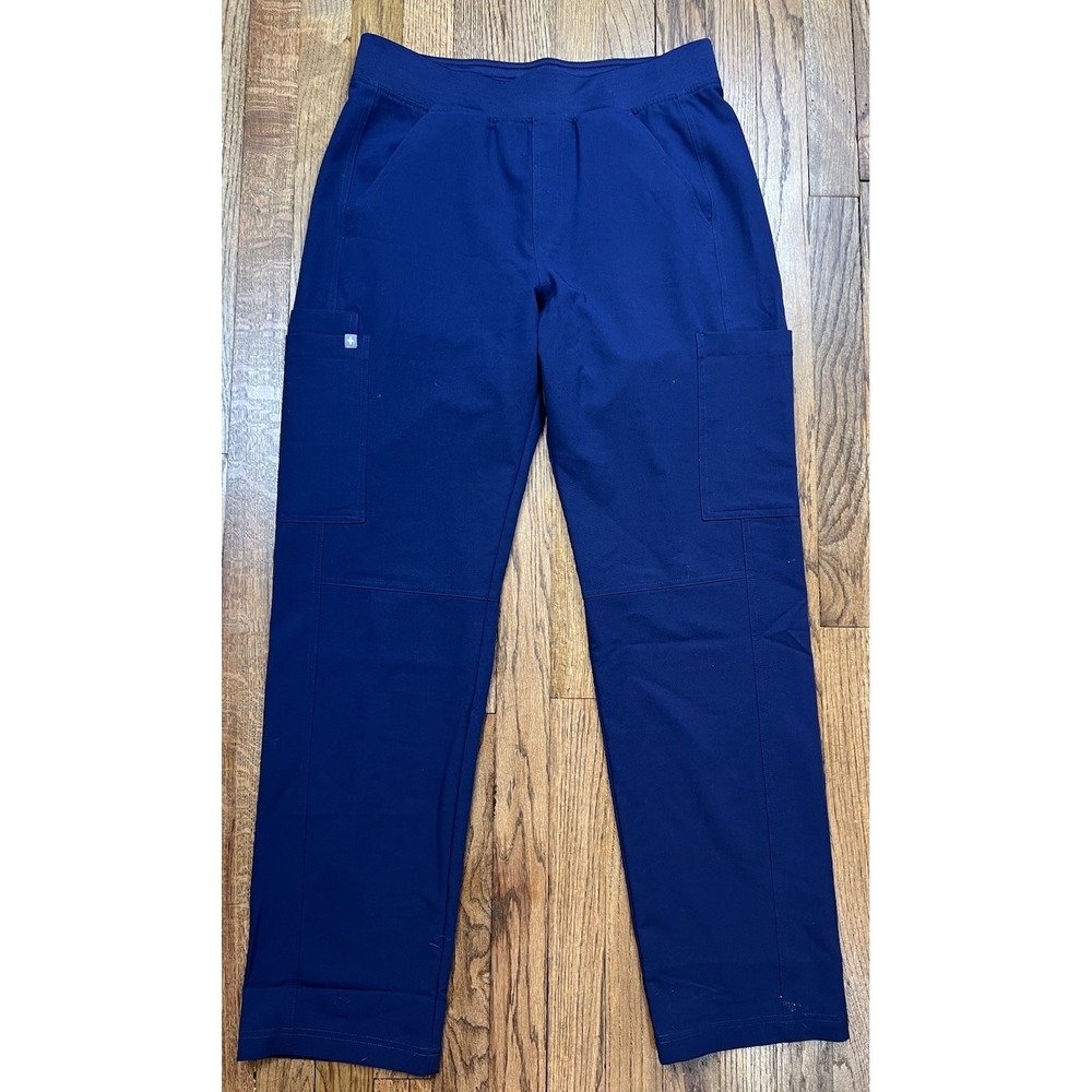 Figs Axim Cargo Technical Collection Scrub Pants Men's Size Medium Blue